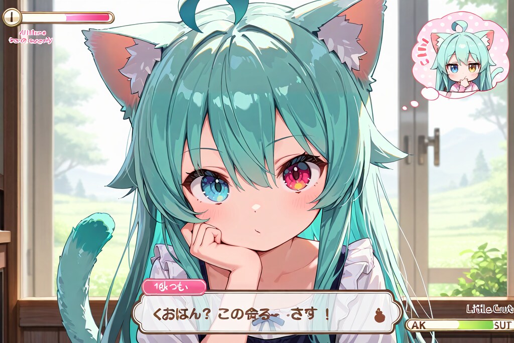 ケモミミのギャルゲーを買ってきたんだが字が読めなくて全くストーリーがわからない件