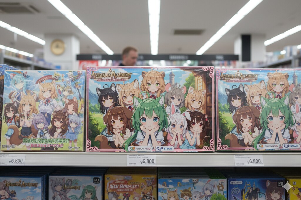 ケモミミのギャルゲーを買ってきたんだが字が読めなくて全くストーリーがわからない件