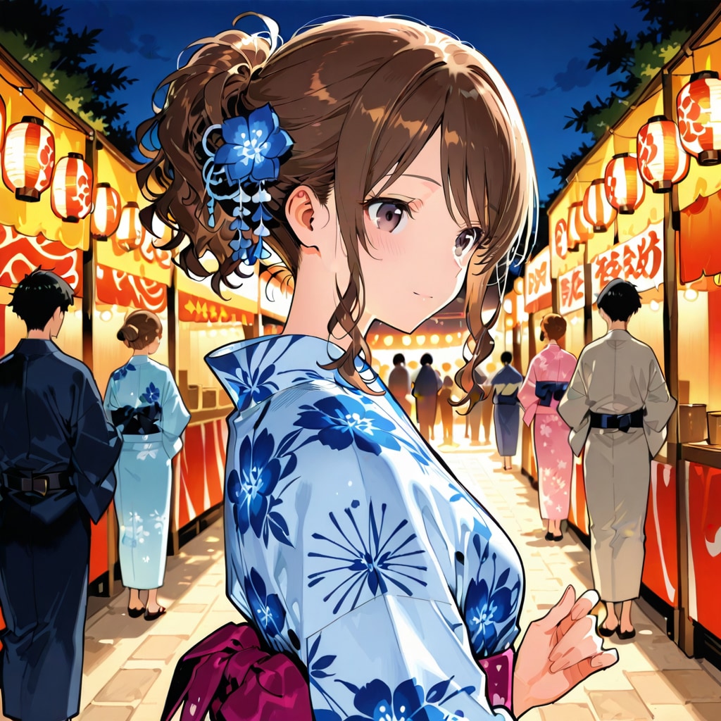 夏祭り | の人気AIイラスト・グラビア