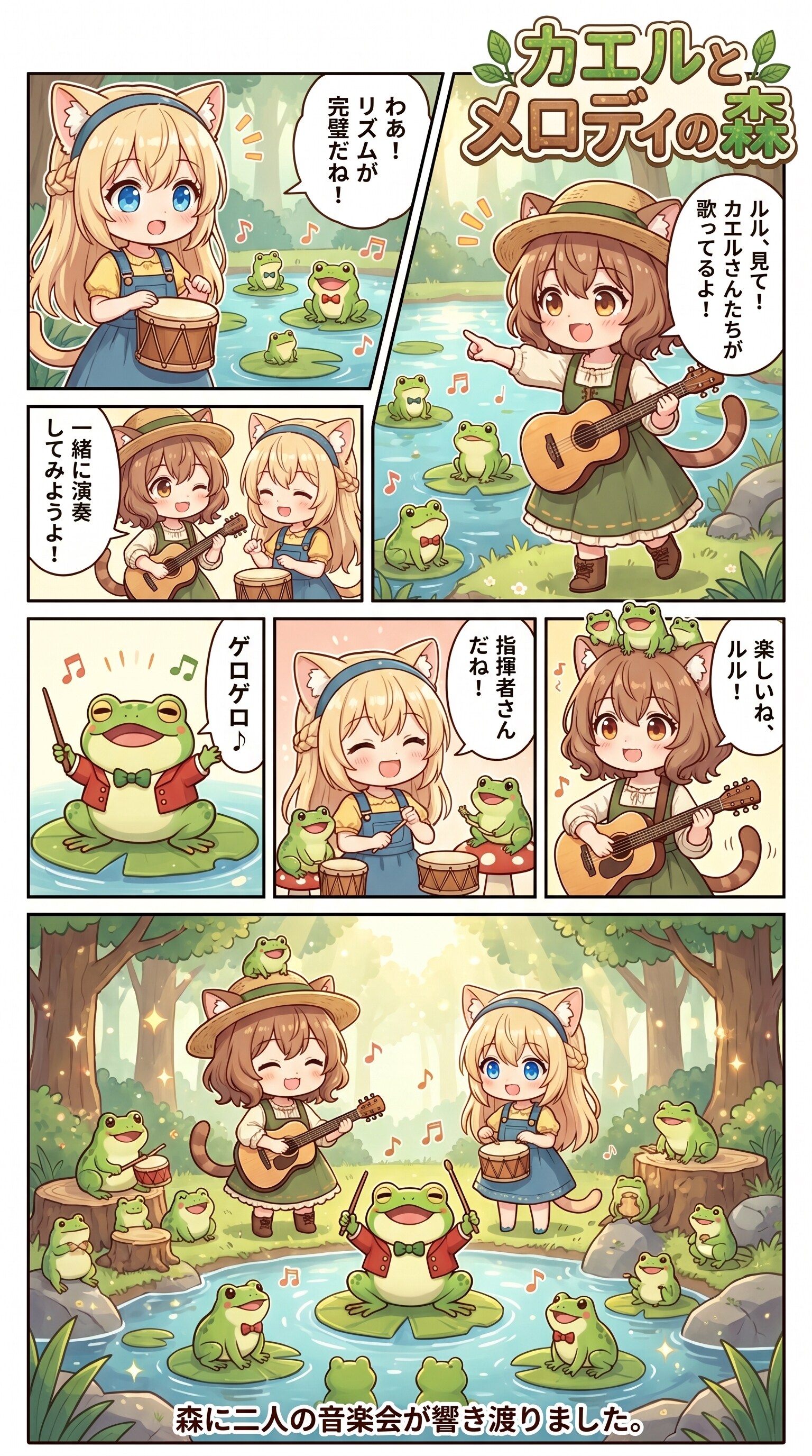 カエルとメロディの森