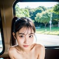 ポニテ女子との列車の旅3 8枚目