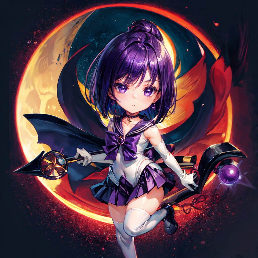 ちびキャラ化に挑戦シリーズ#06：セーラーサタンのかわいらしい新たな魅力