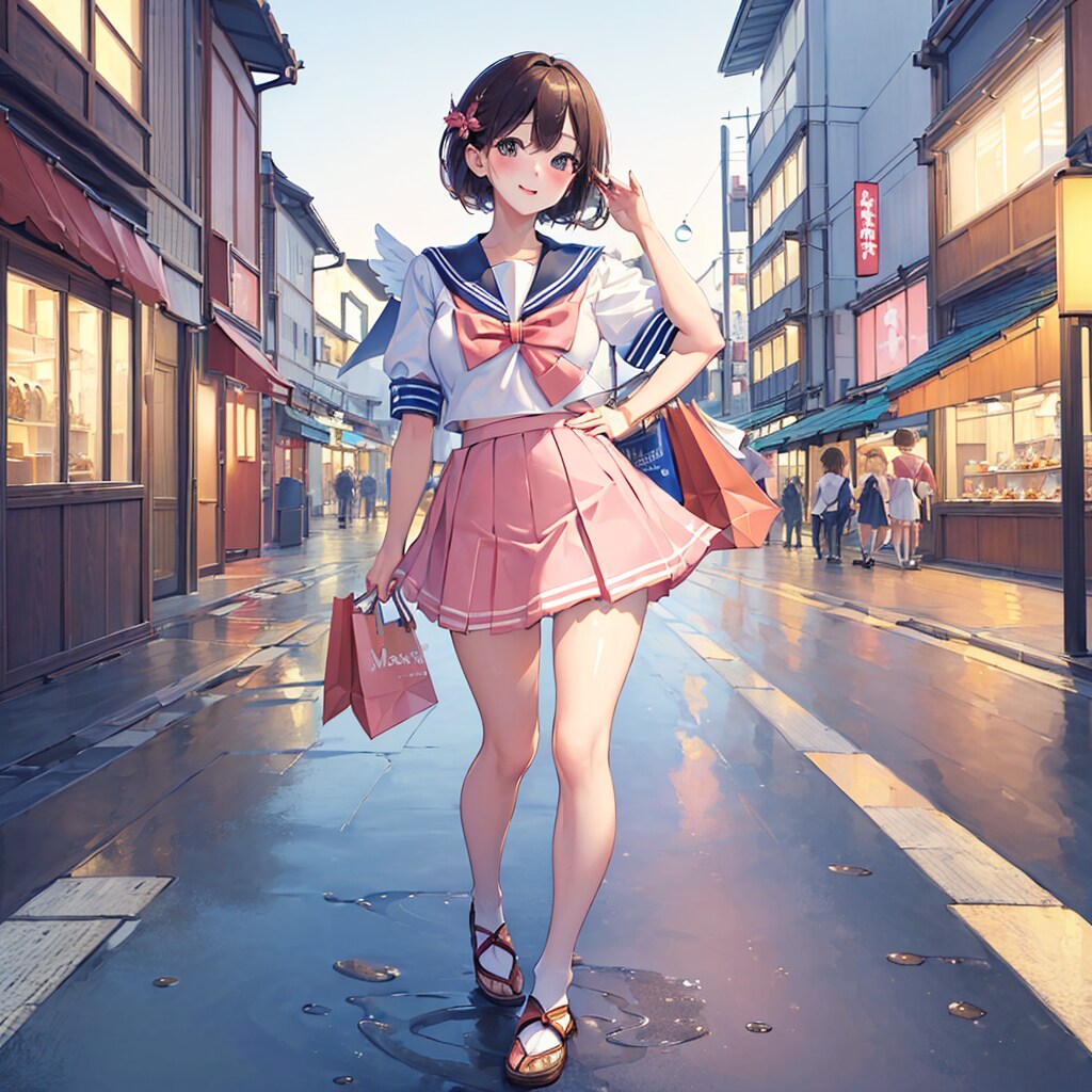 休日の雨上がり