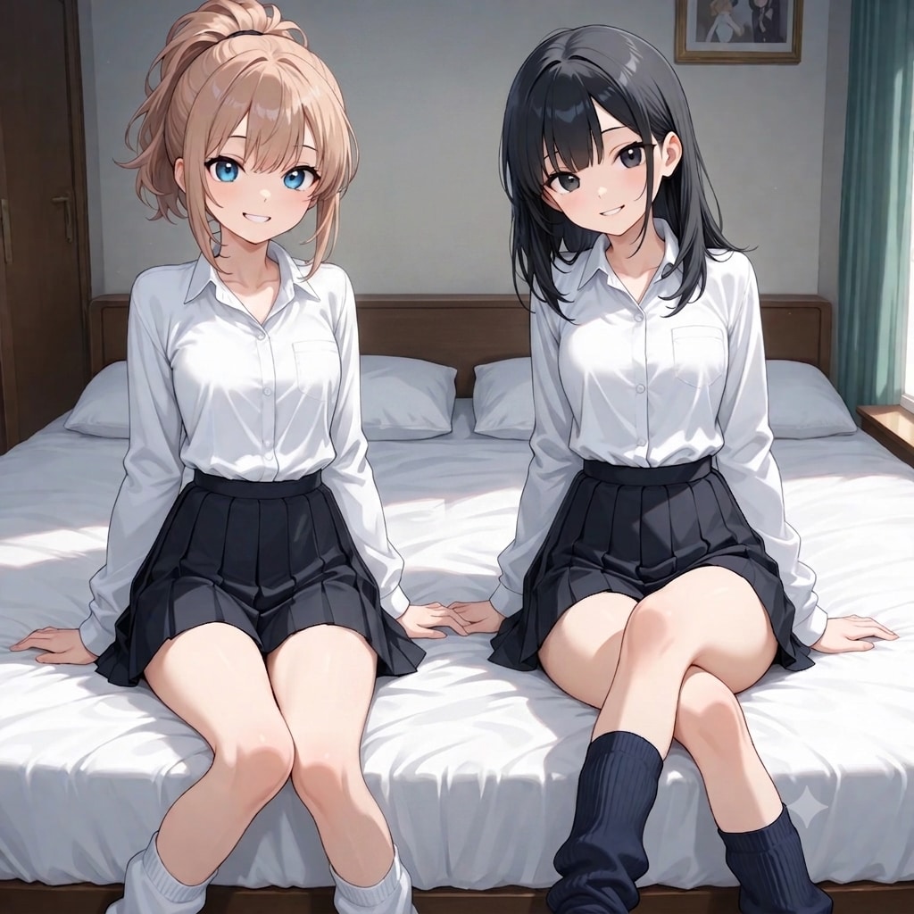 2人の先輩に搾り取られる