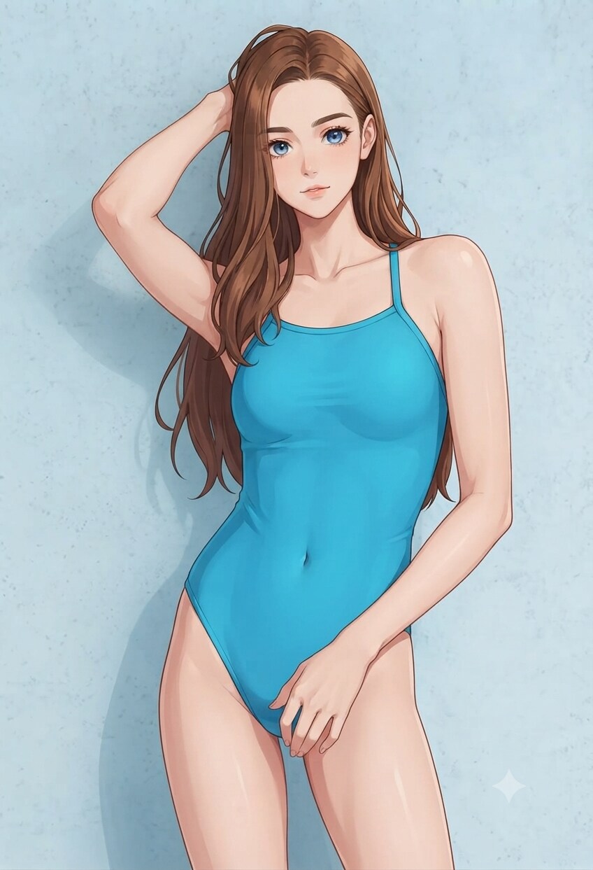水着女性
