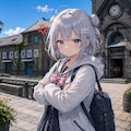小樽市の観光地を散策する六花ちゃん 2枚目