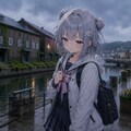 小樽市の観光地を散策する六花ちゃん 3枚目