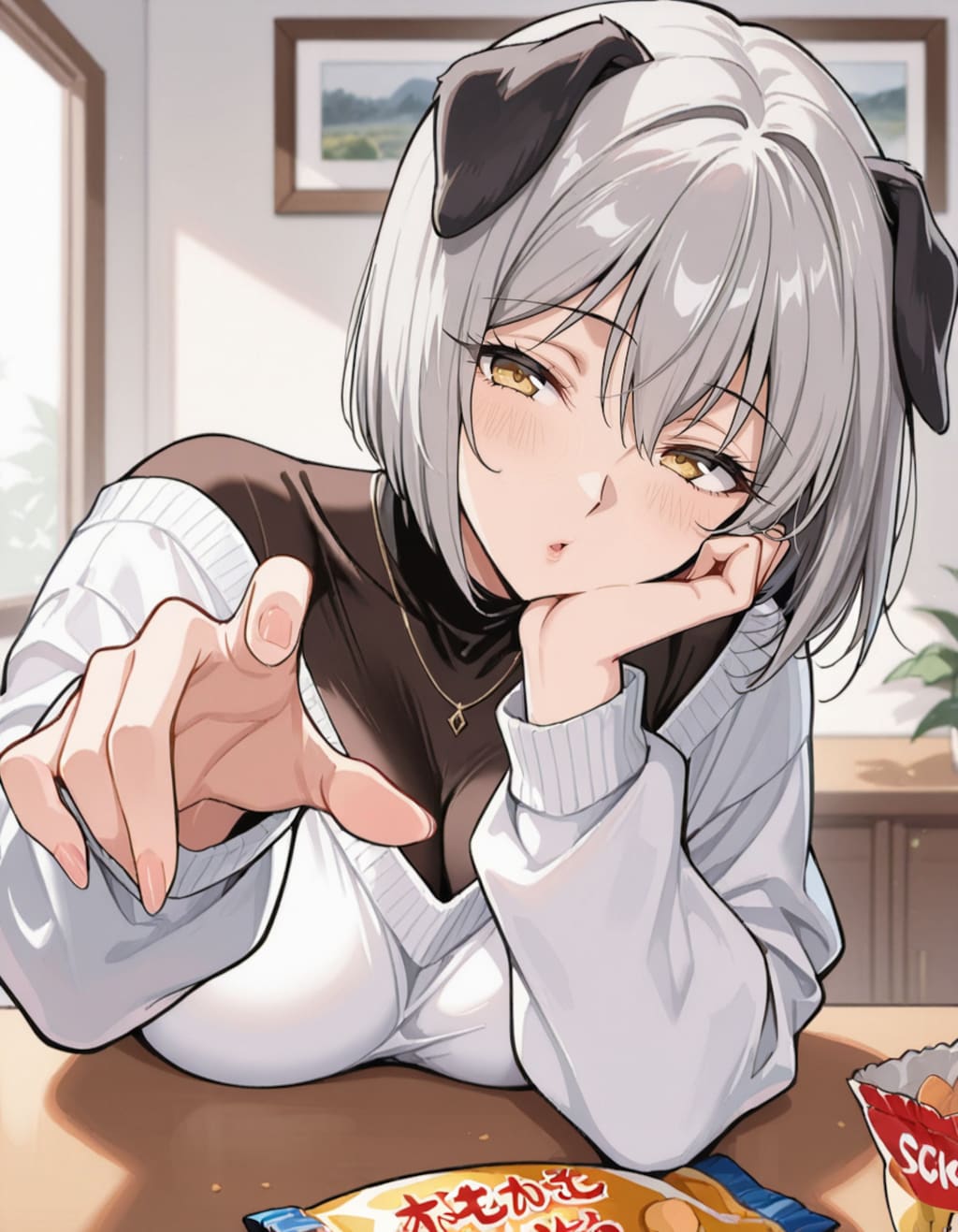 今日のわん娘 #25 「人のお菓子が欲しいわん娘」