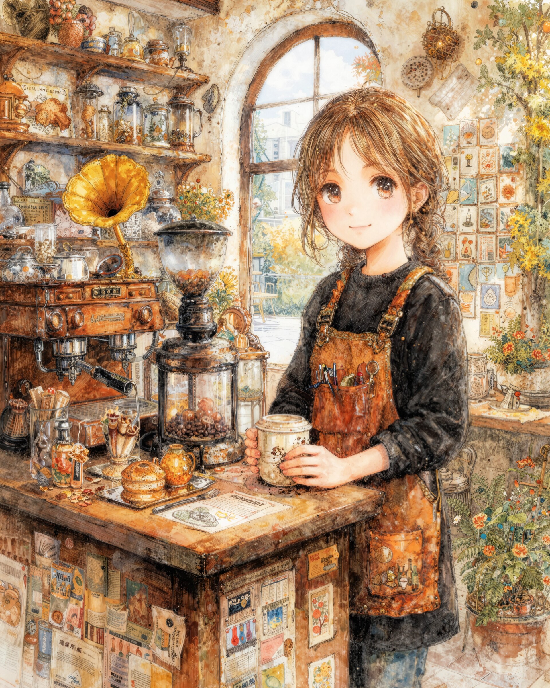 ぬくもりのカウンター | の人気AIイラスト・グラビア