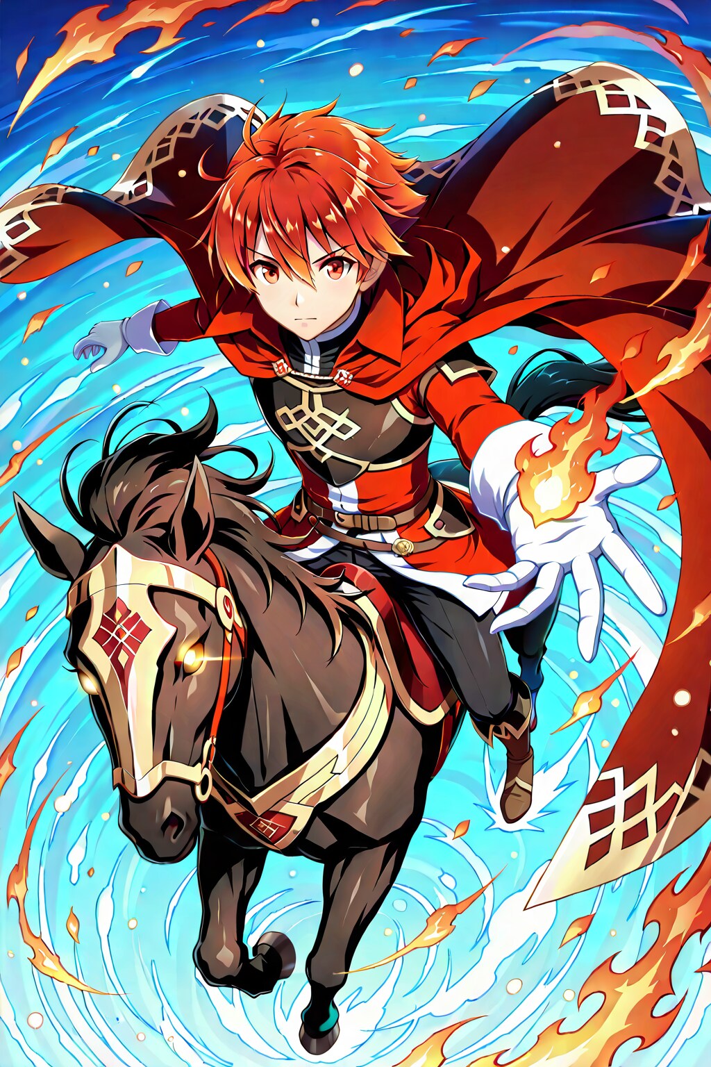 火炎の魔法騎士