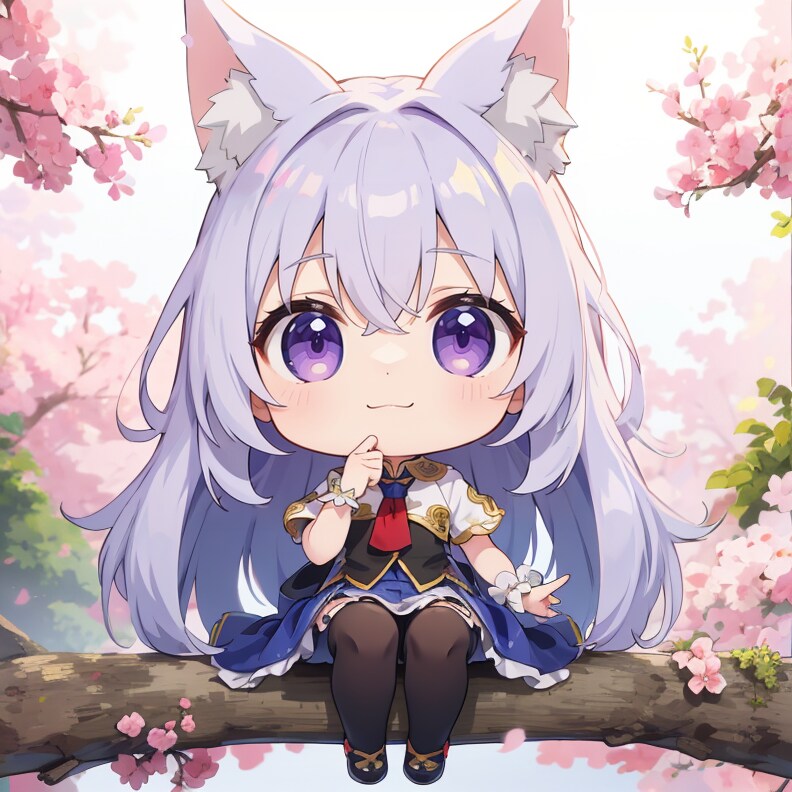 木の上の狐っ子 | の人気AIイラスト・グラビア