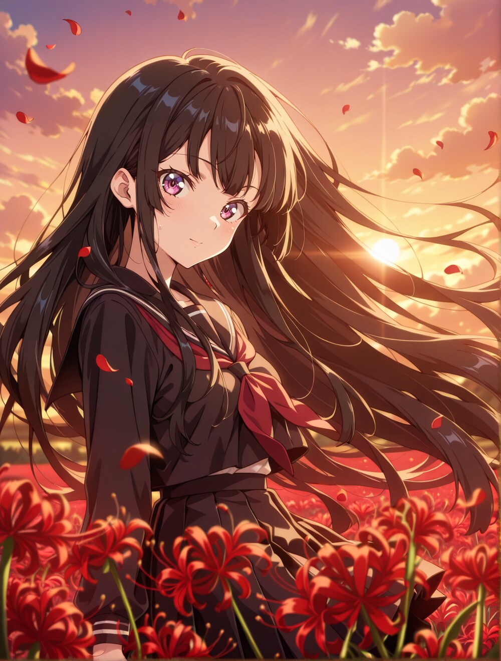 彼岸花 | の人気AIイラスト・グラビア