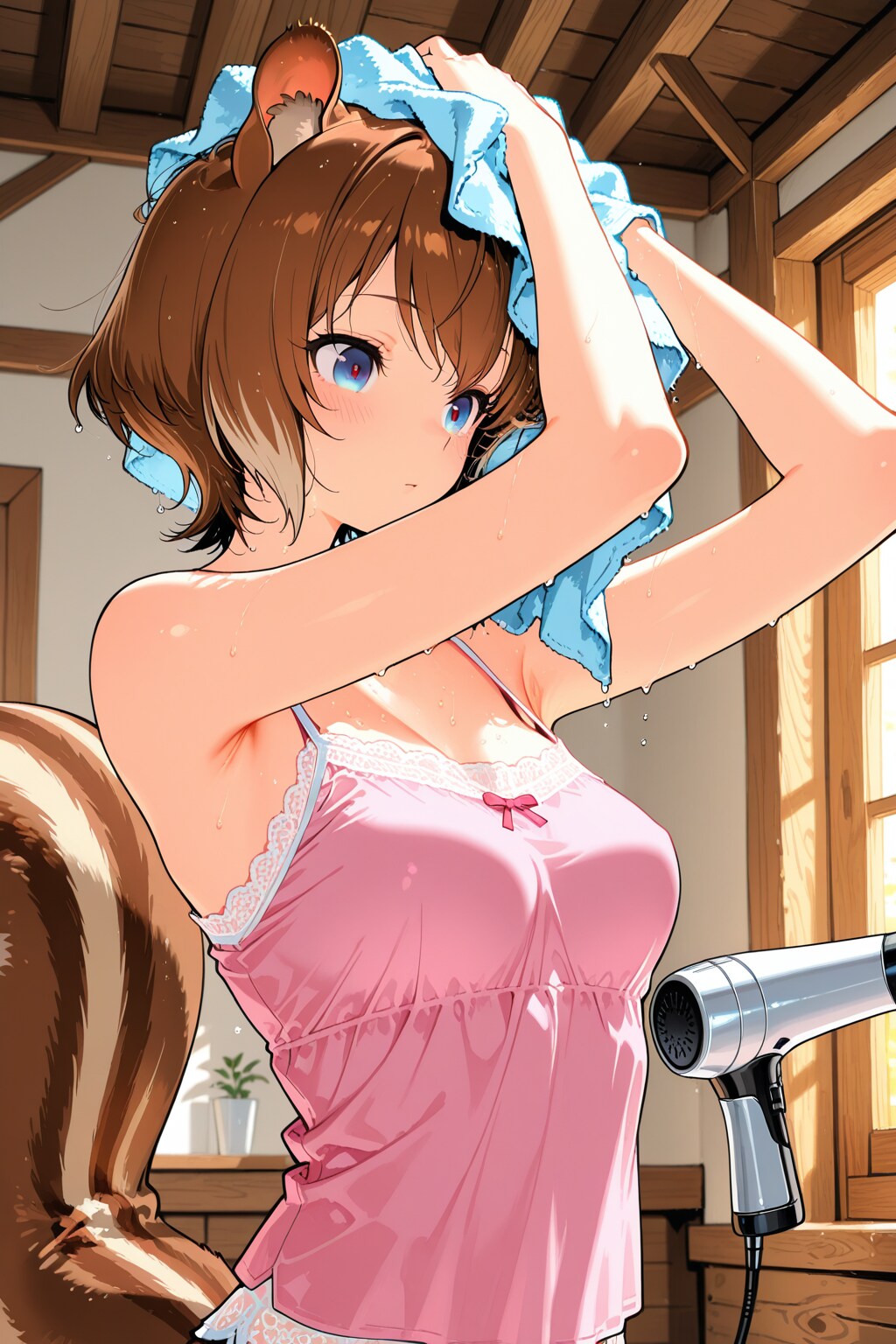 お風呂あがりシルちゃん《おいでよ どうぶつの娘》