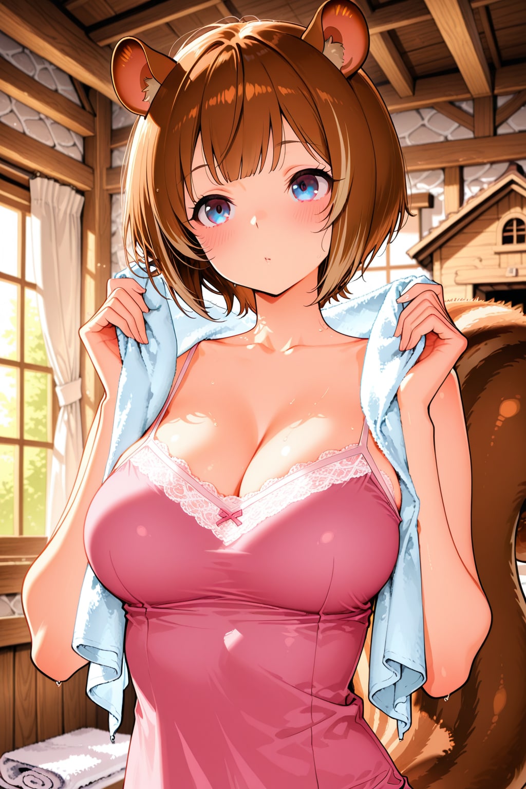 お風呂あがりシルちゃん《おいでよ どうぶつの娘》