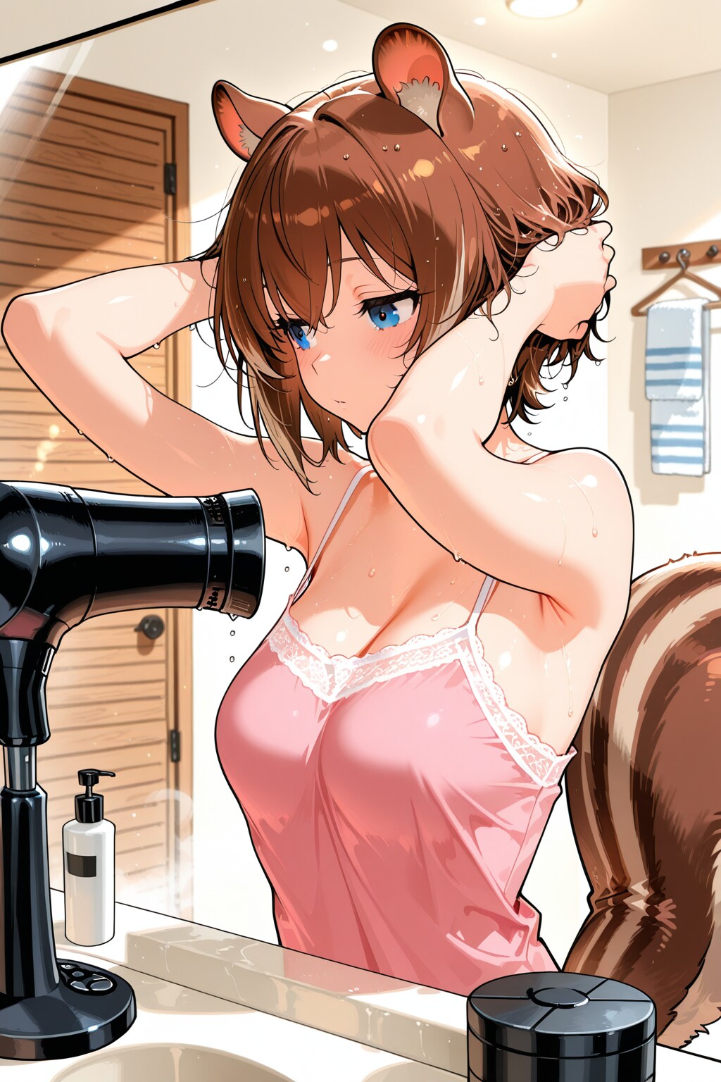 お風呂あがりシルちゃん《おいでよ どうぶつの娘》