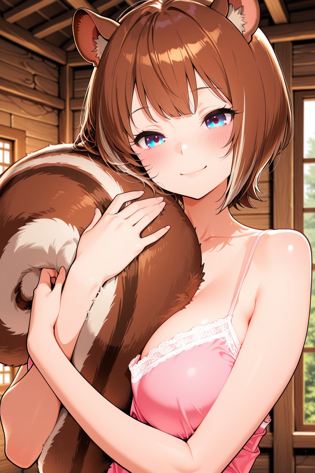 お風呂あがりシルちゃん《おいでよ どうぶつの娘》