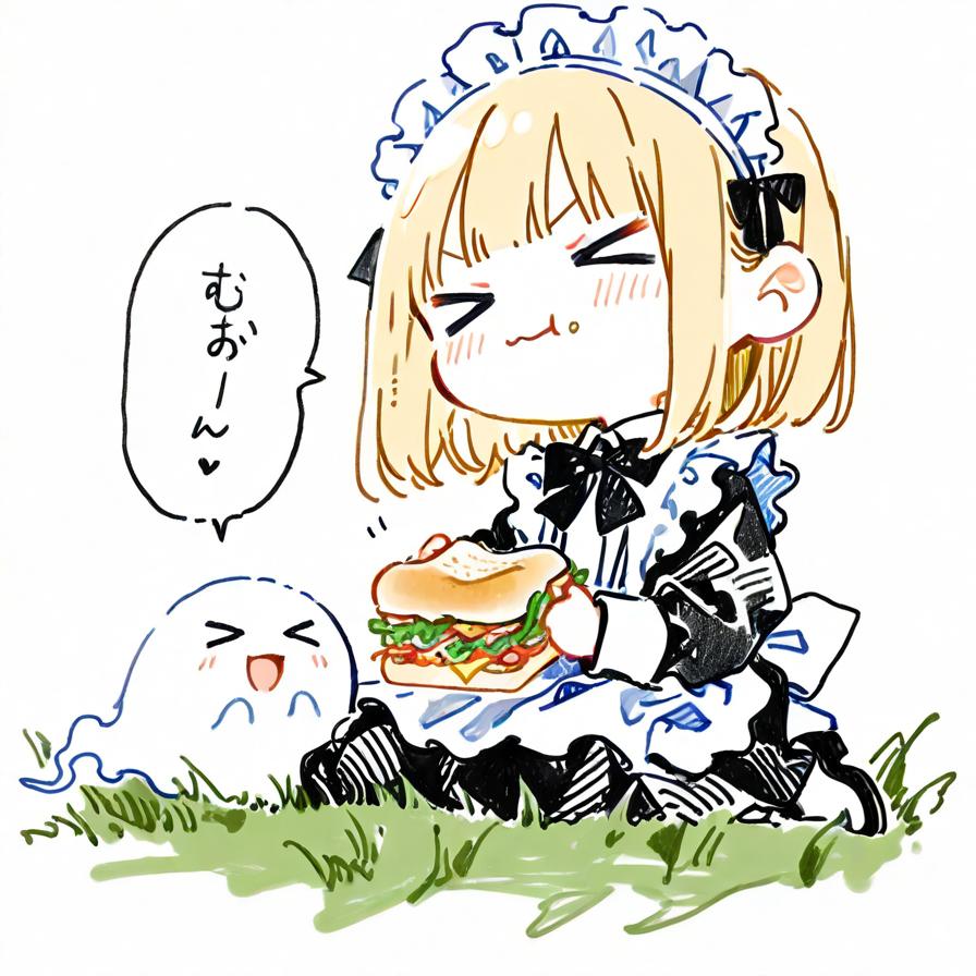 ✨( >ω<)🥪 👻ｳﾏｿｳﾔﾅ…✨✨ | の人気AIイラスト・グラビア