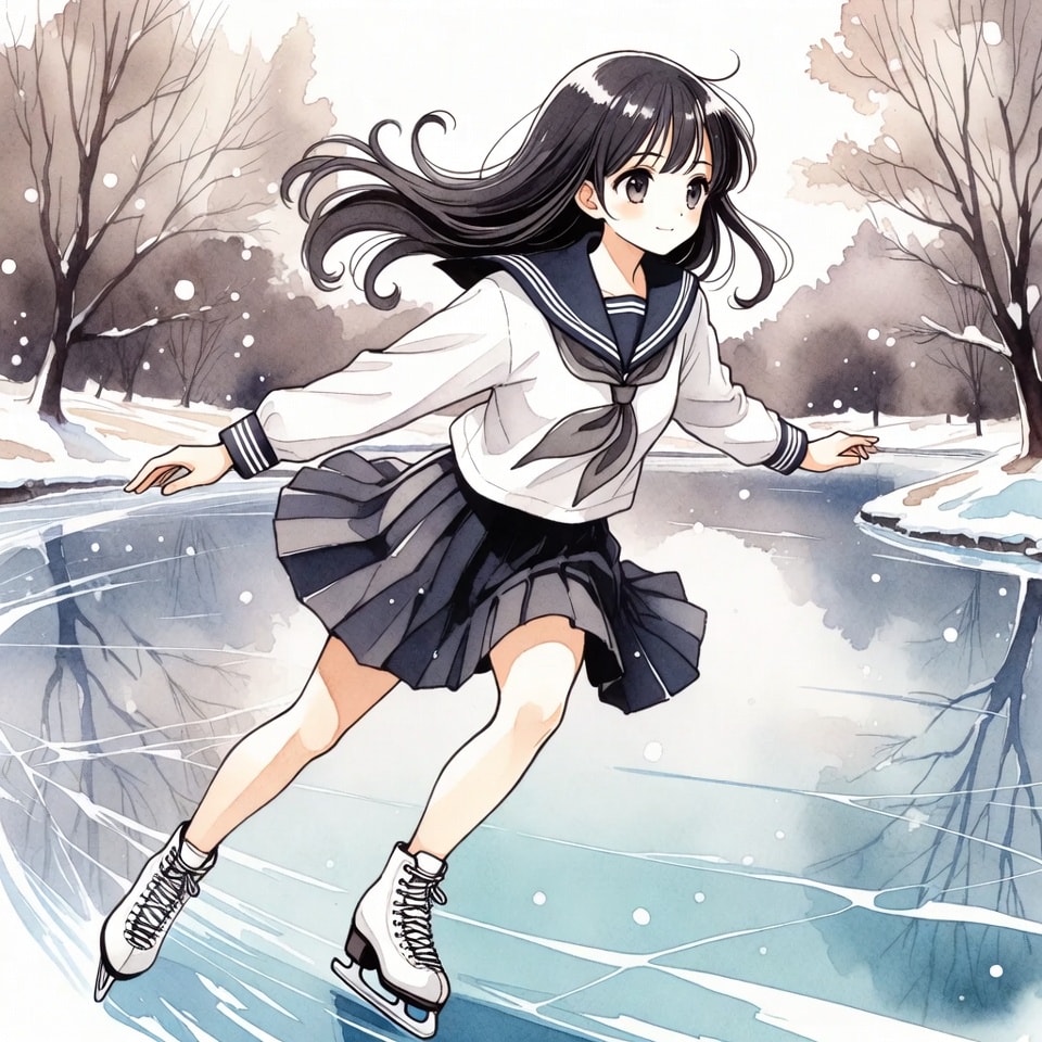 氷上の妖精 | の人気AIイラスト・グラビア