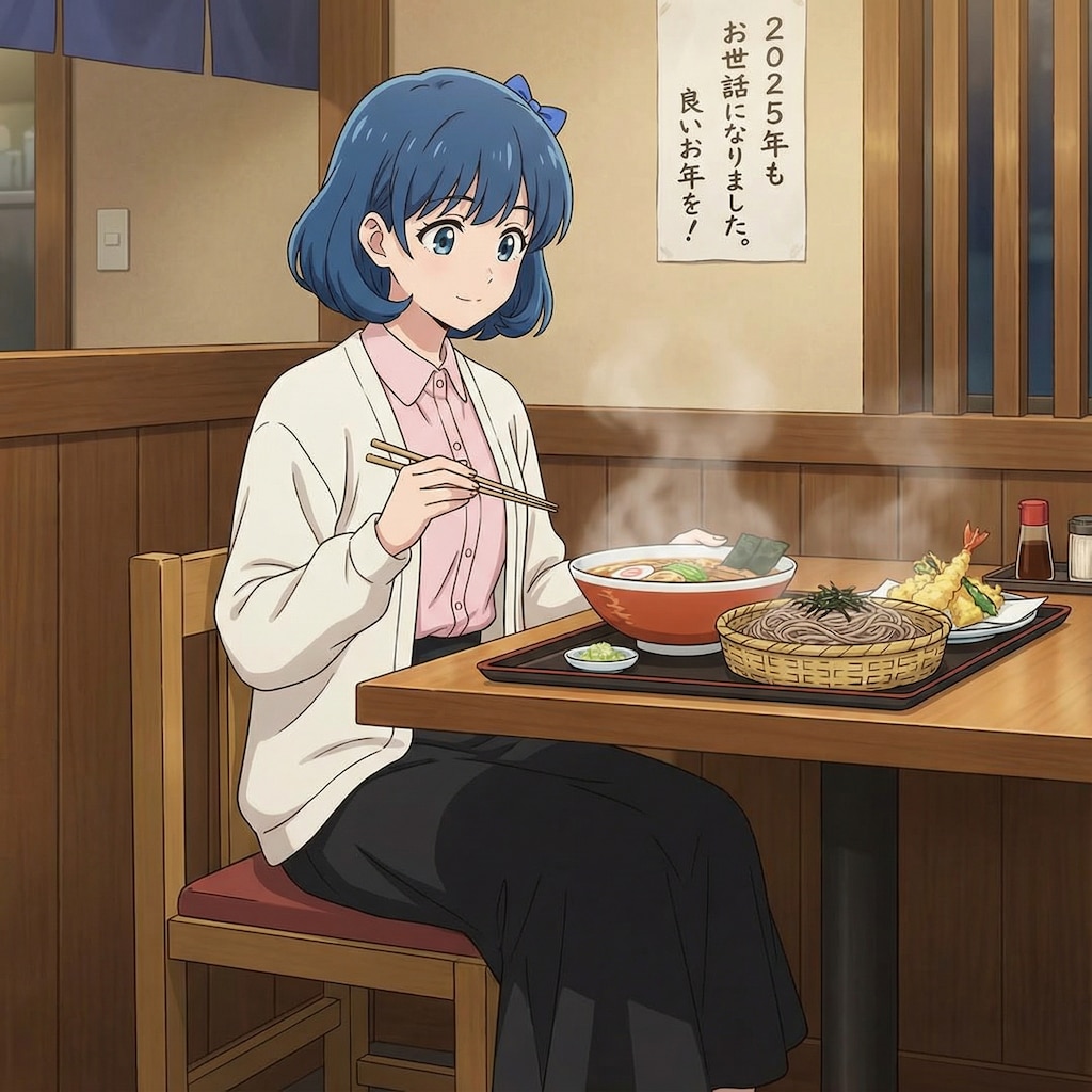 かおりちゃん　年越しラーメン＆蕎麦　今年最後の投稿