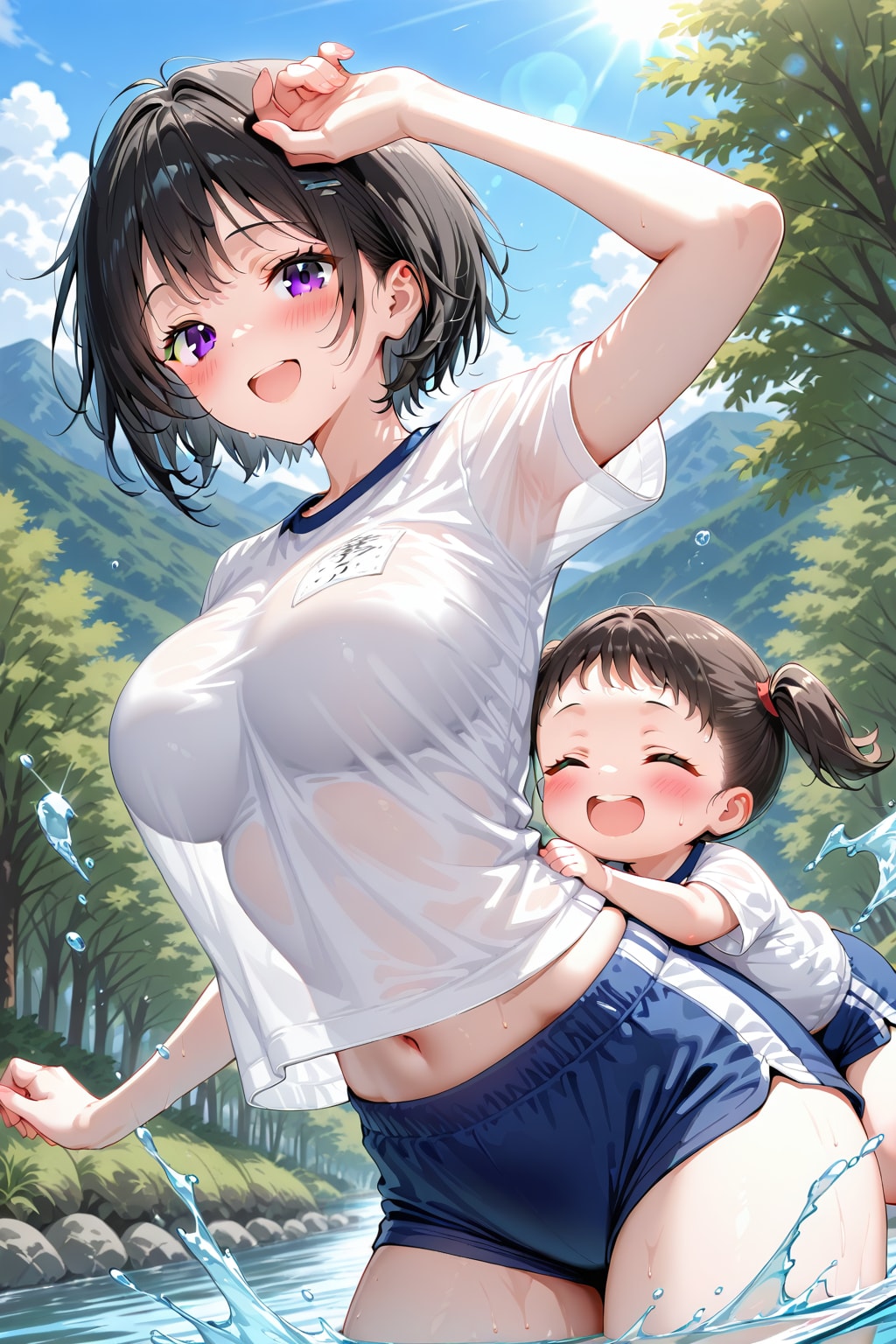 おねえちゃん♪つかまえた♪