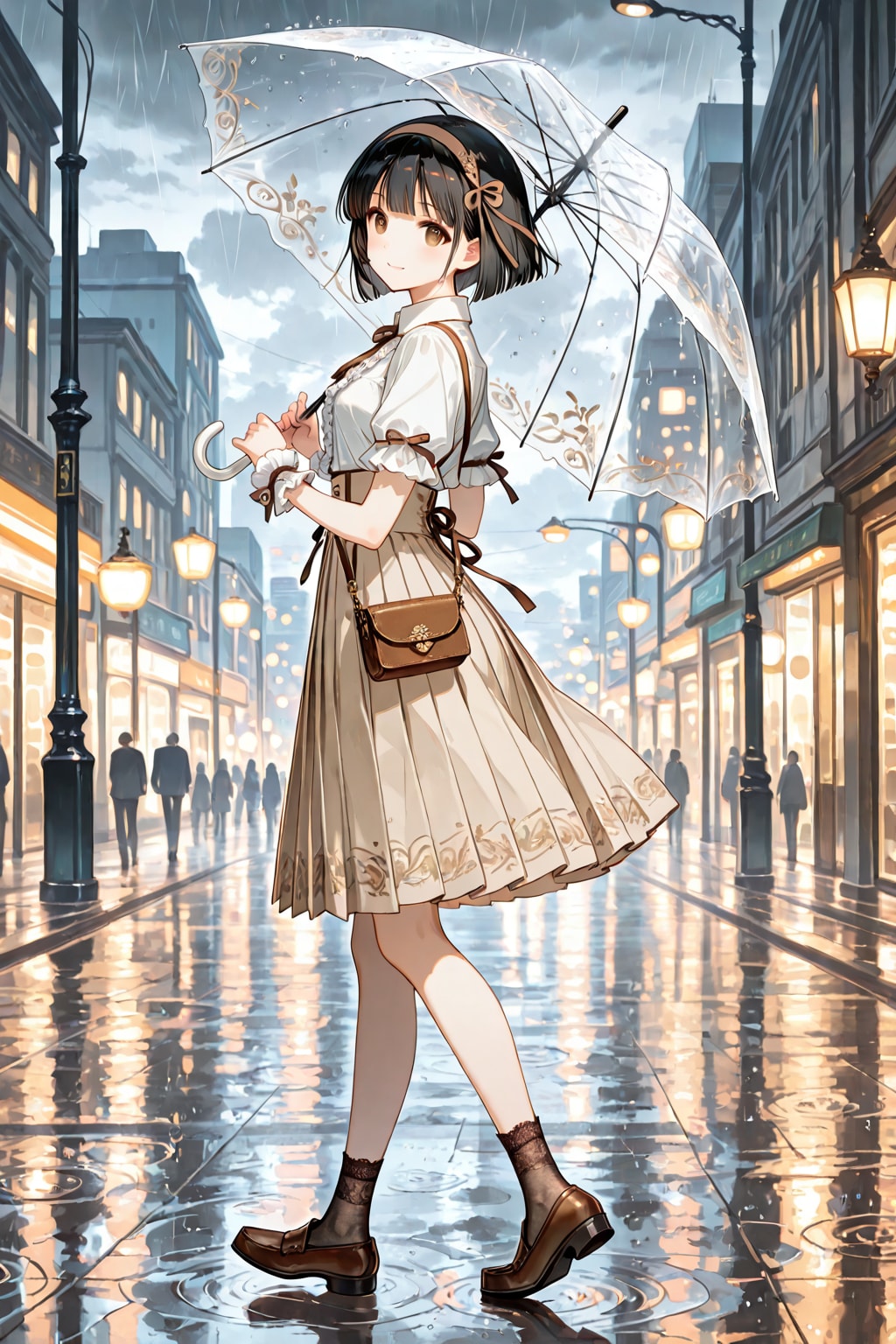 都会の雨