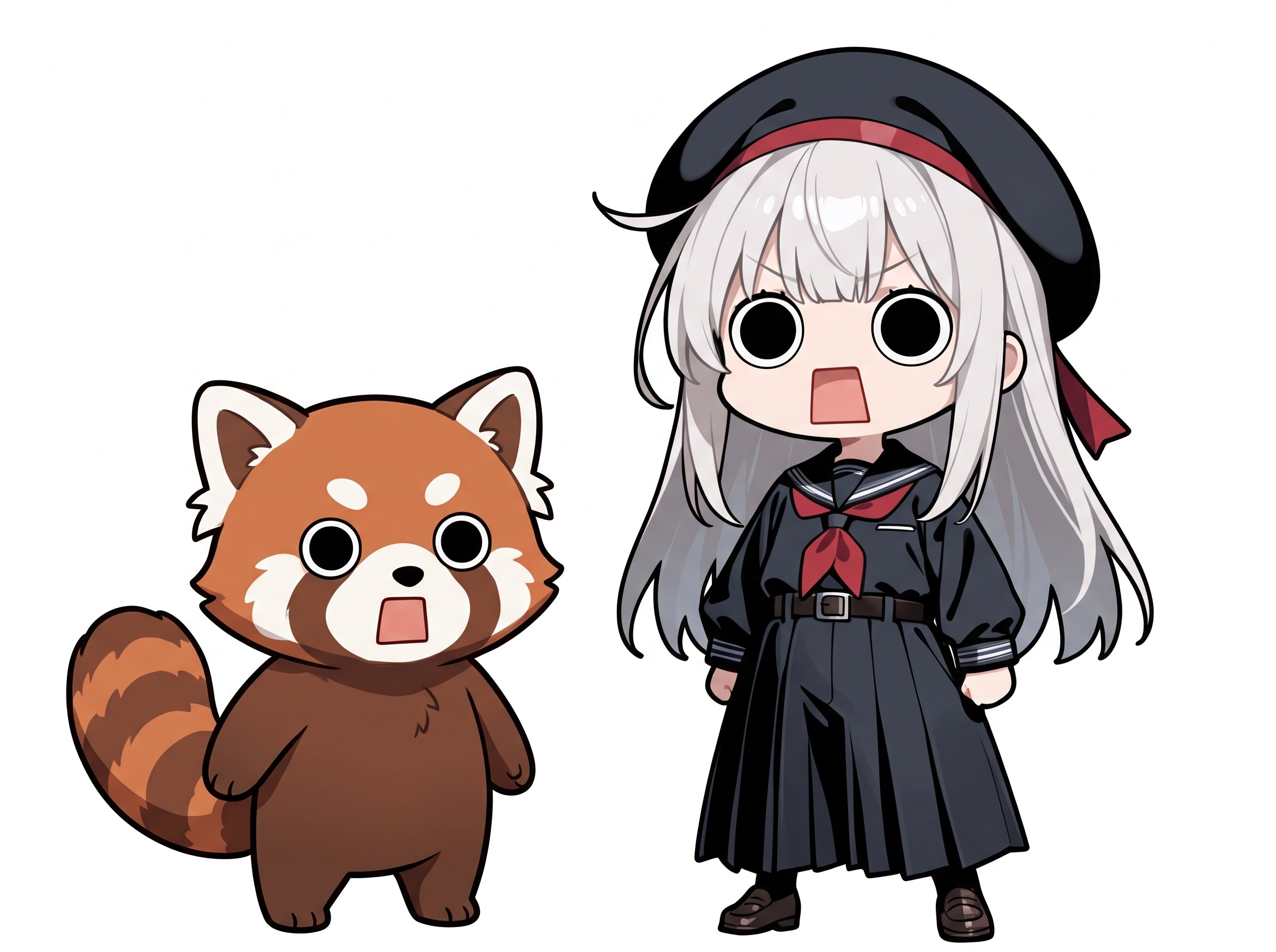 レッサーパンダとえらいこっちゃ嬢 | の人気AIイラスト・グラビア