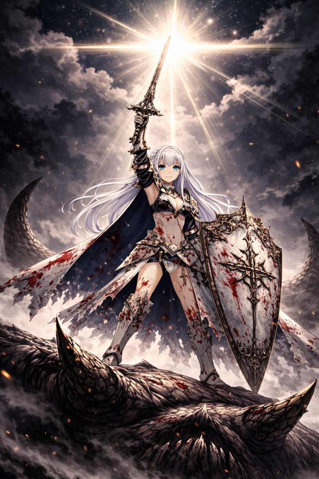 天を裂く聖剣 ― 魔神討滅の刻 | の人気AIイラスト・グラビア