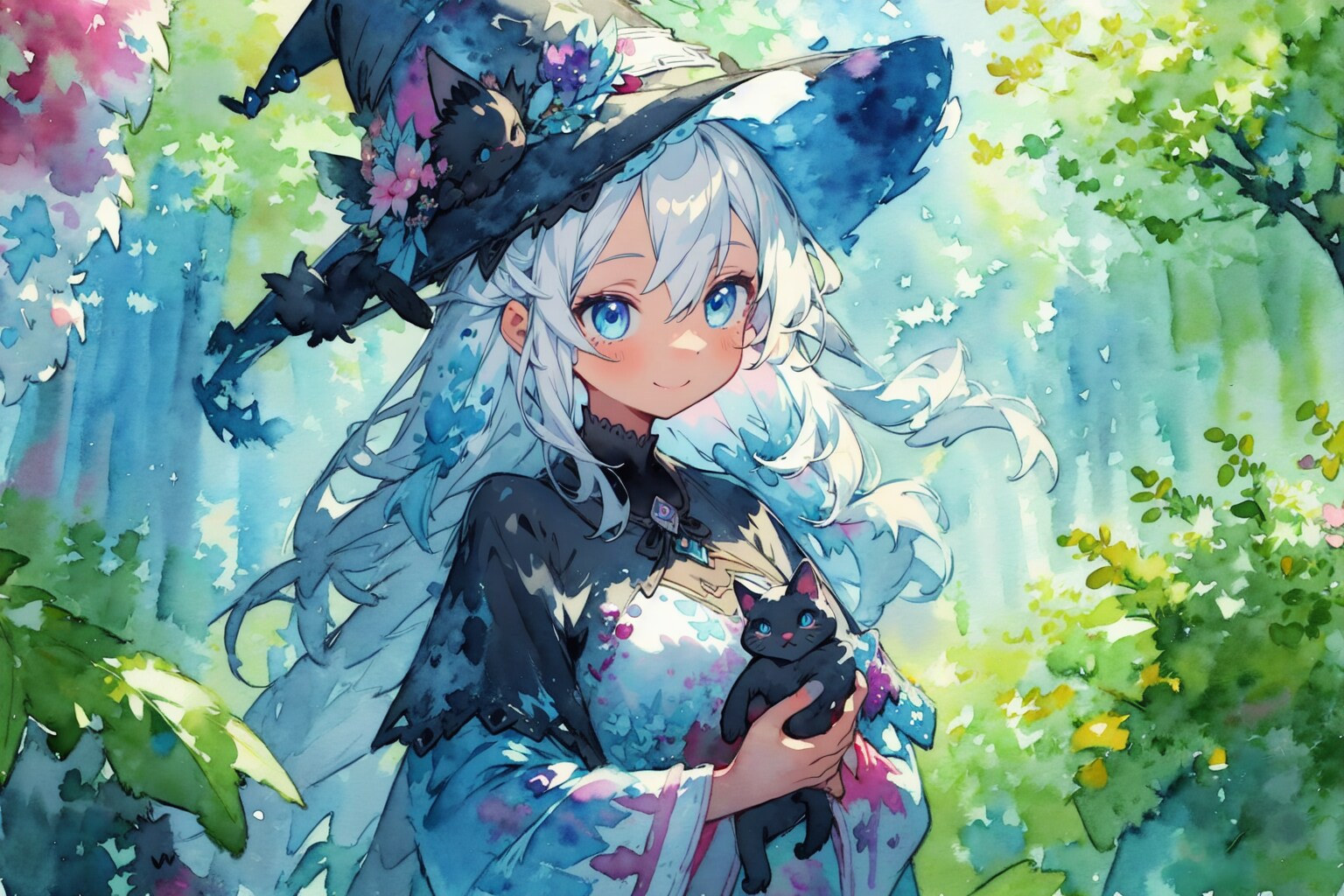 猫を抱く魔女