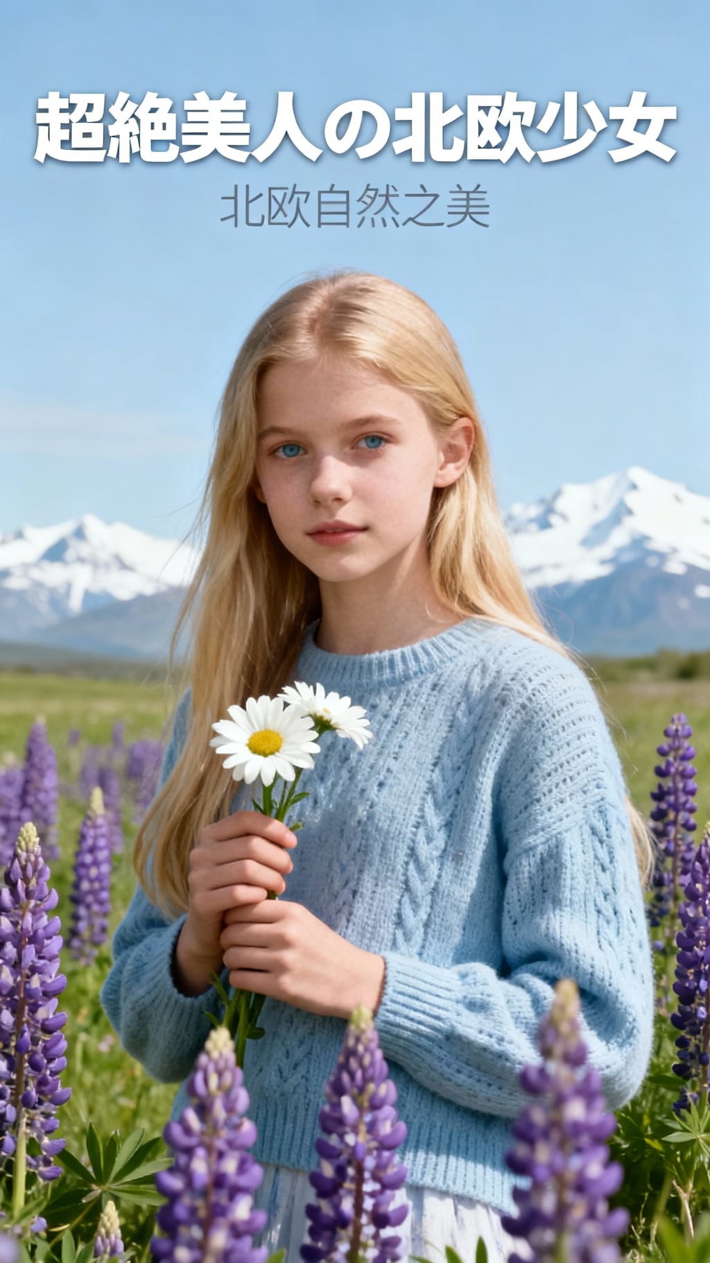 超絶美人の北欧少女のポスター