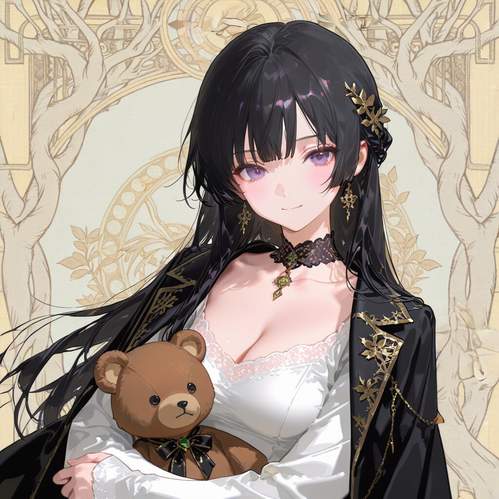 黒姫様とくまさん | の人気AIイラスト・グラビア