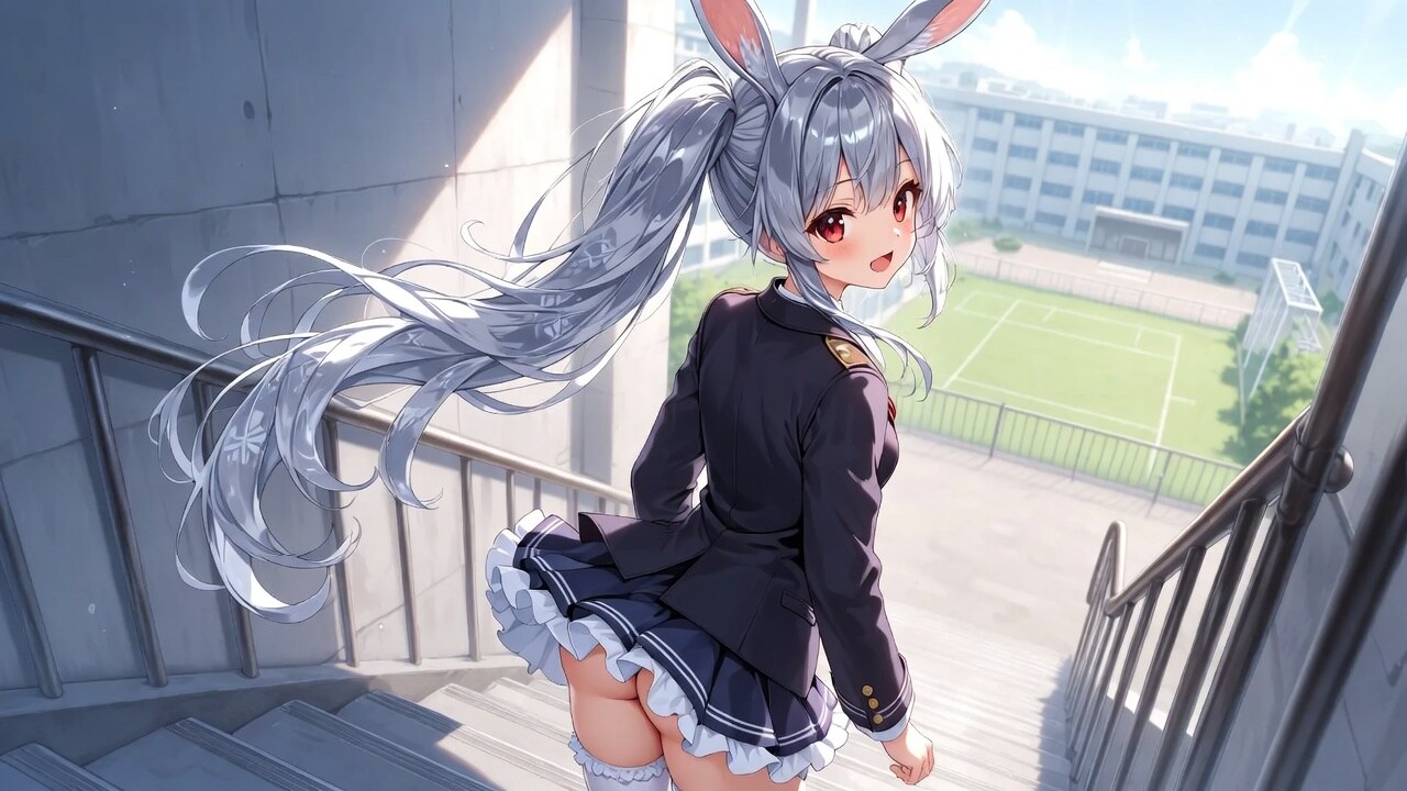 うさみみの女の子
