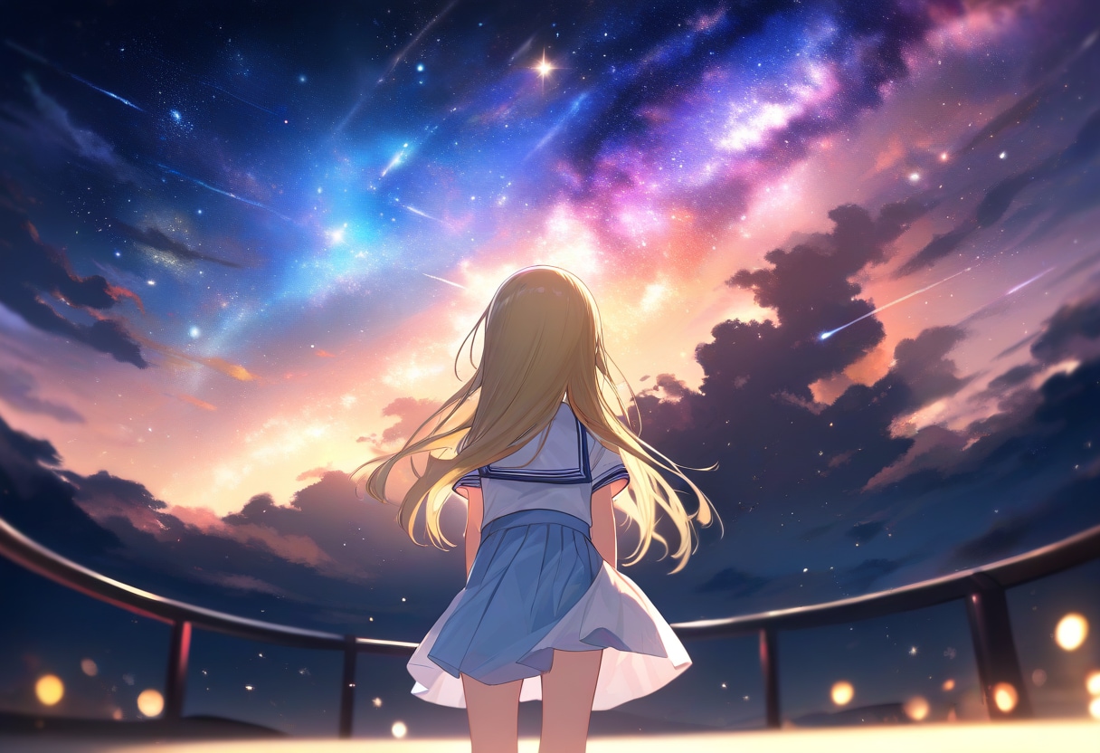 天の川 | の人気AIイラスト・グラビア
