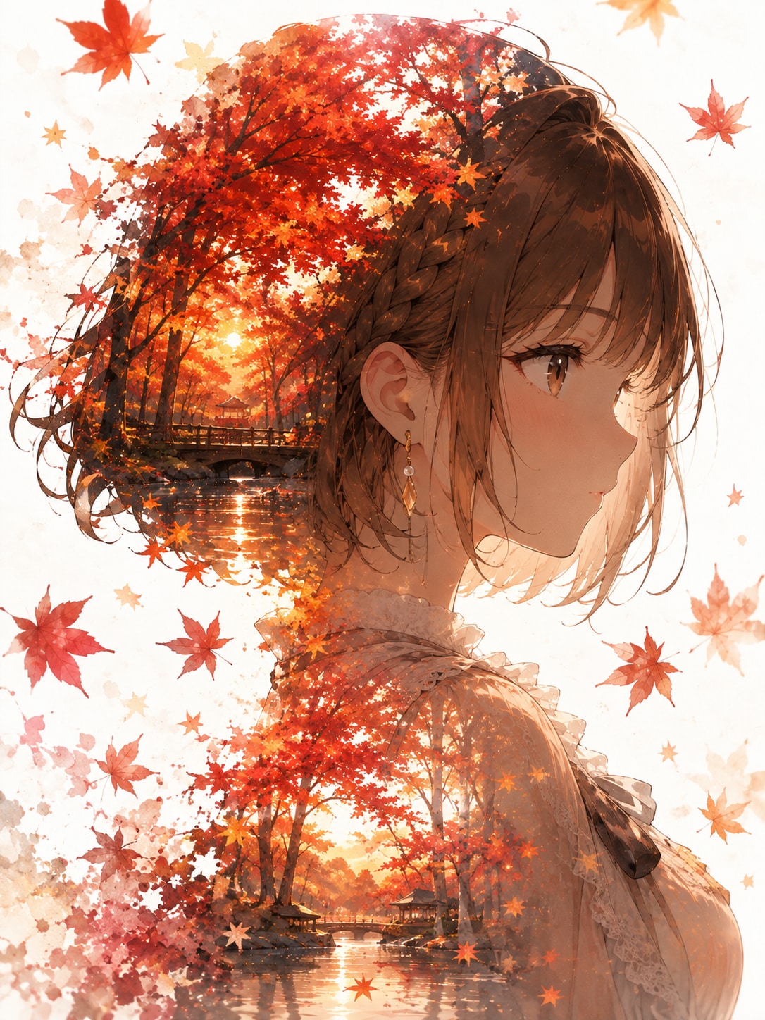 秋、心に宿る。―Ⅰ― | の人気AIイラスト・グラビア