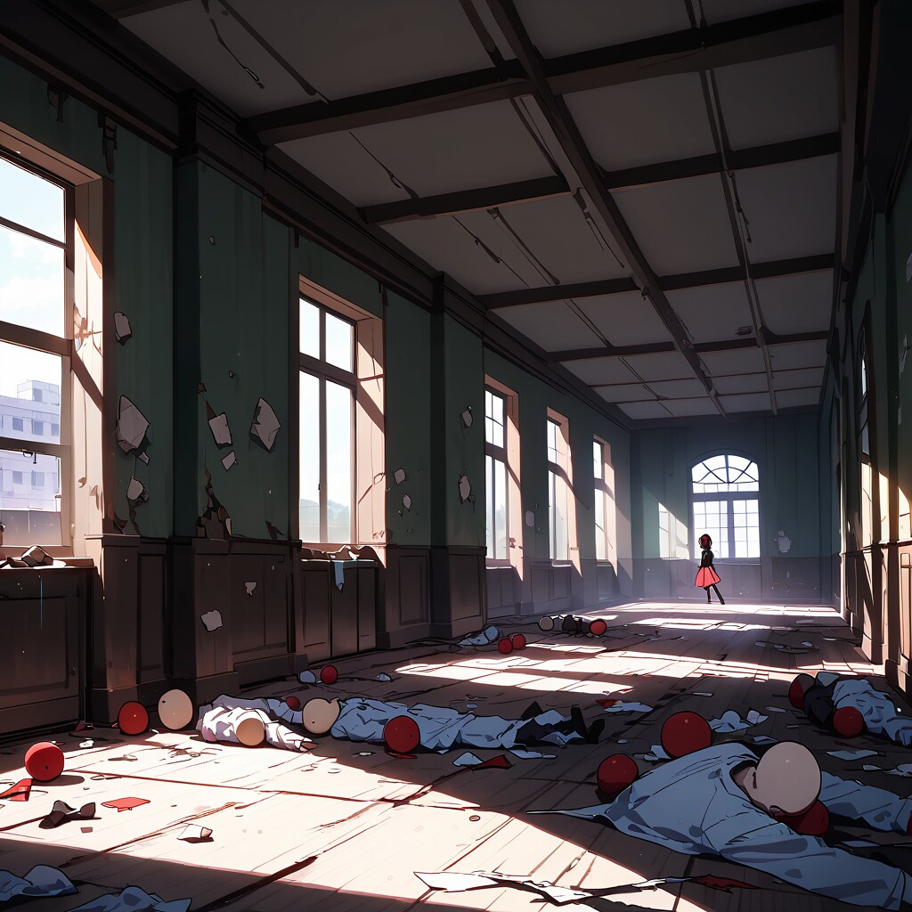 廃墟の人影 | の人気AIイラスト・グラビア