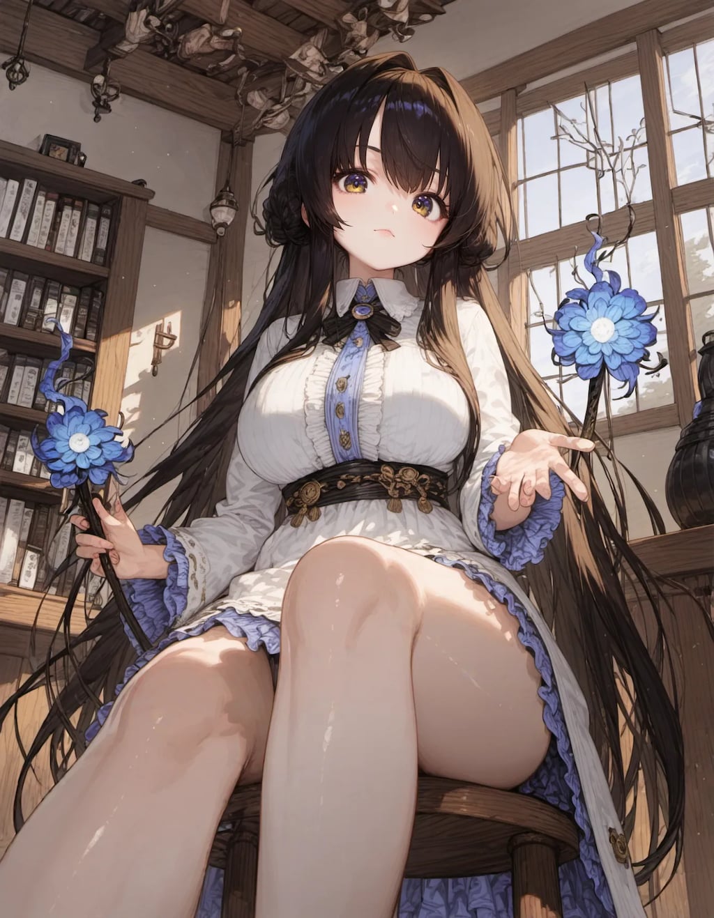 The Blue Flower Keeper