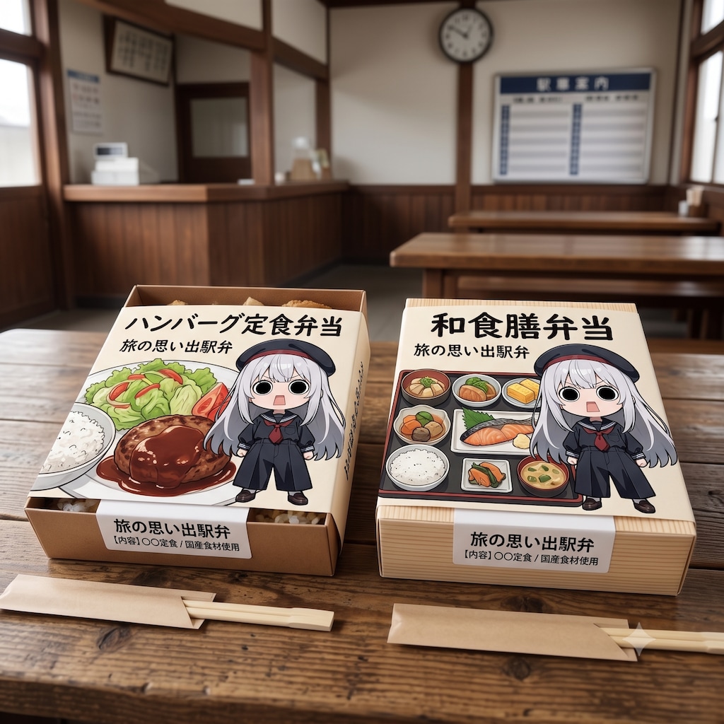 摩訶不思議食堂のえらいこっちゃ嬢印駅弁当