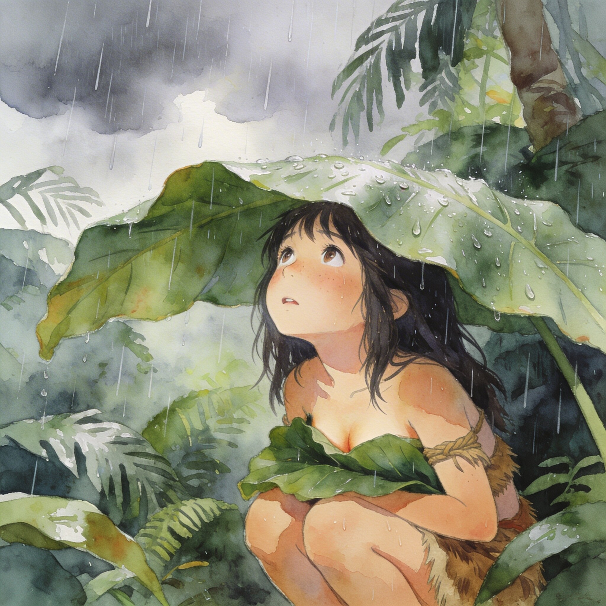 雨のしのぎ方