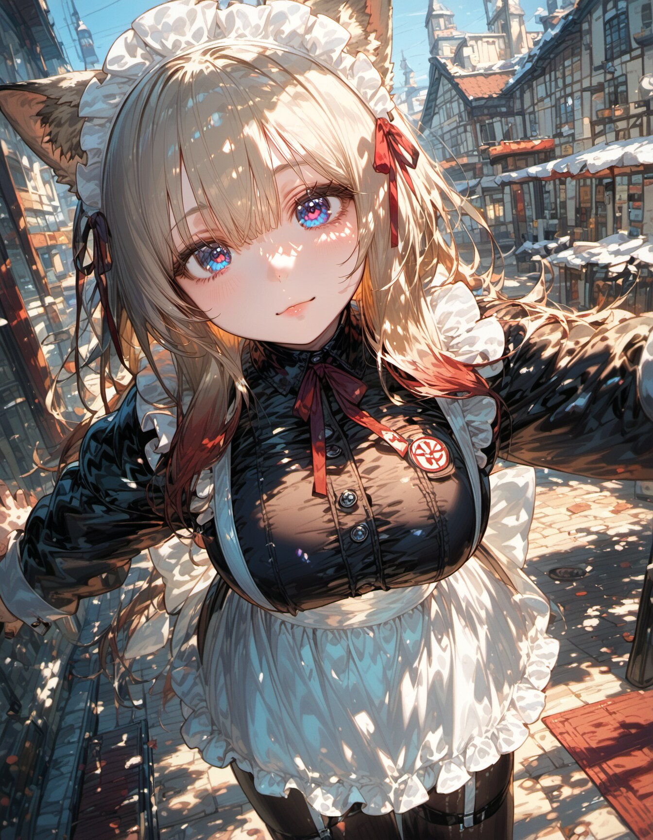 Winter in the Village | の人気AIイラスト・グラビア