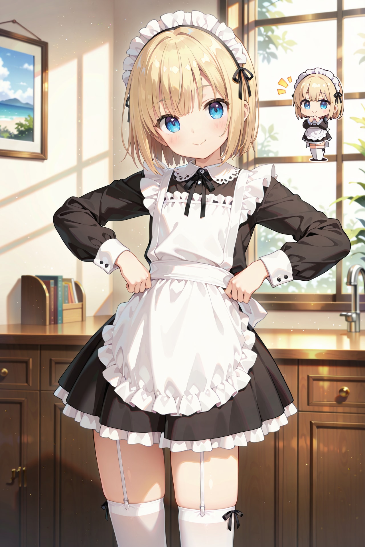 ロリメイドちゃん YC25 | の人気AIイラスト・グラビア