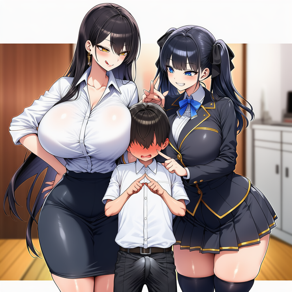 姉妹の遊び(近所のショタ)