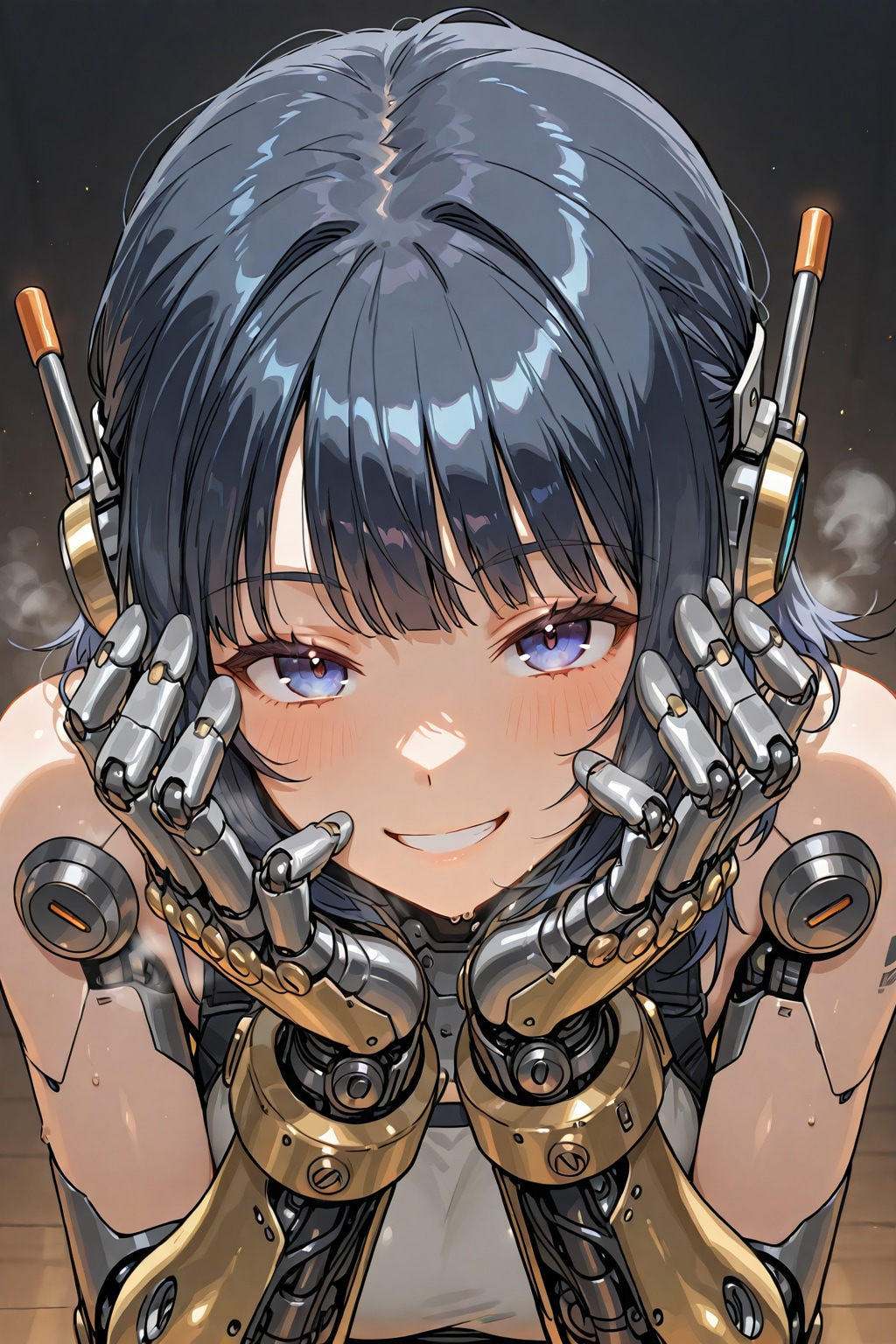 タチの悪そうなサイボーグ女 | の人気AIイラスト・グラビア