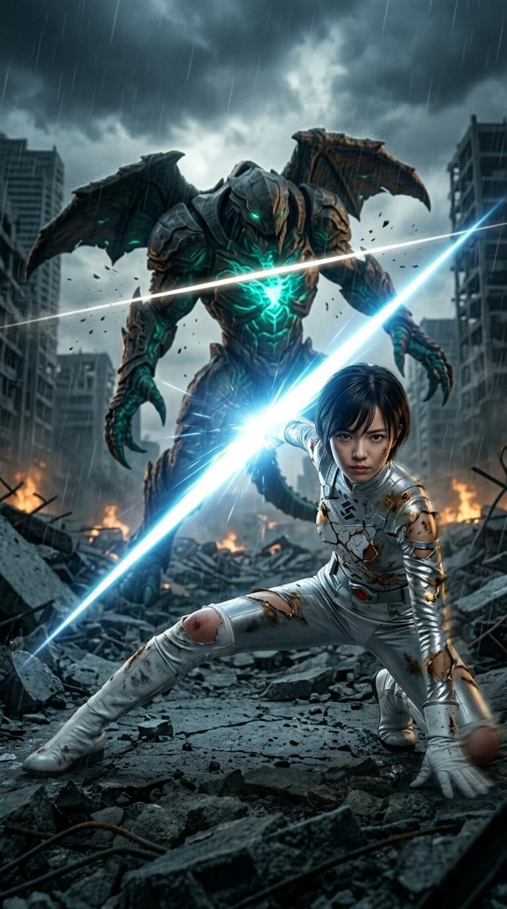 シルバーセラフィア戦闘シーン