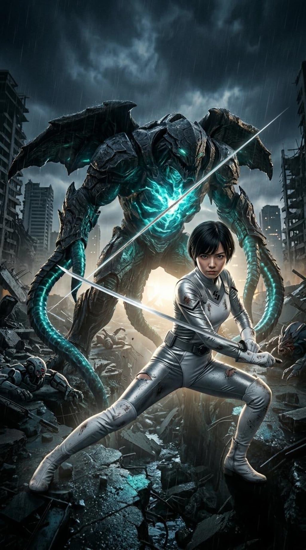 シルバーセラフィア戦闘シーン