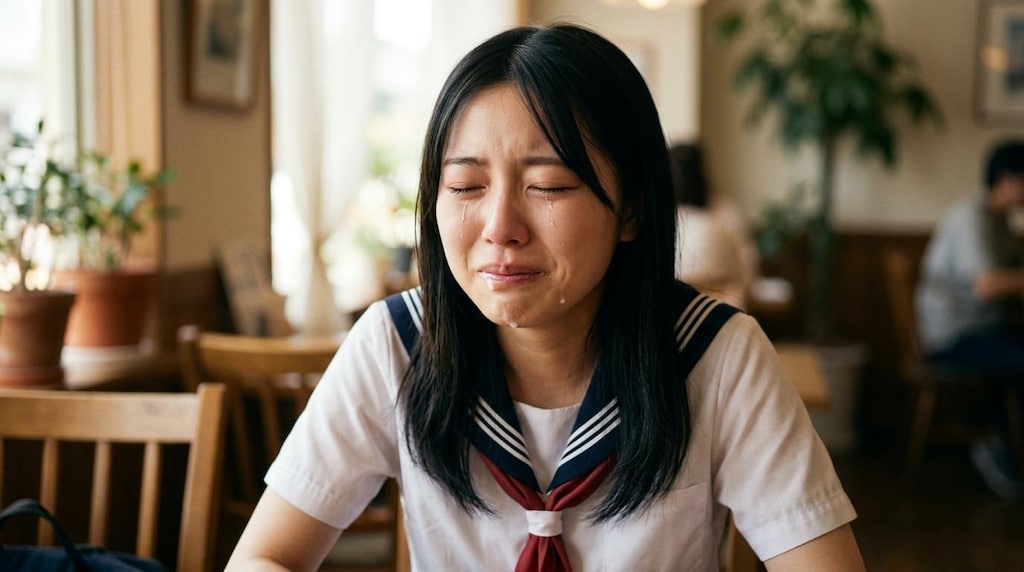 お父さん...苦い...マズイ...やだよっつ！