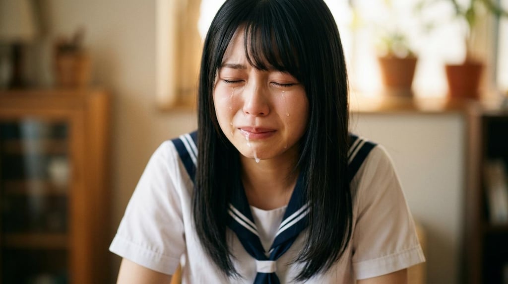 お父さん...苦い...マズイ...やだよっつ！