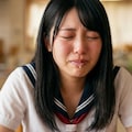 お父さん...苦い...マズイ...やだよっつ！ 5枚目