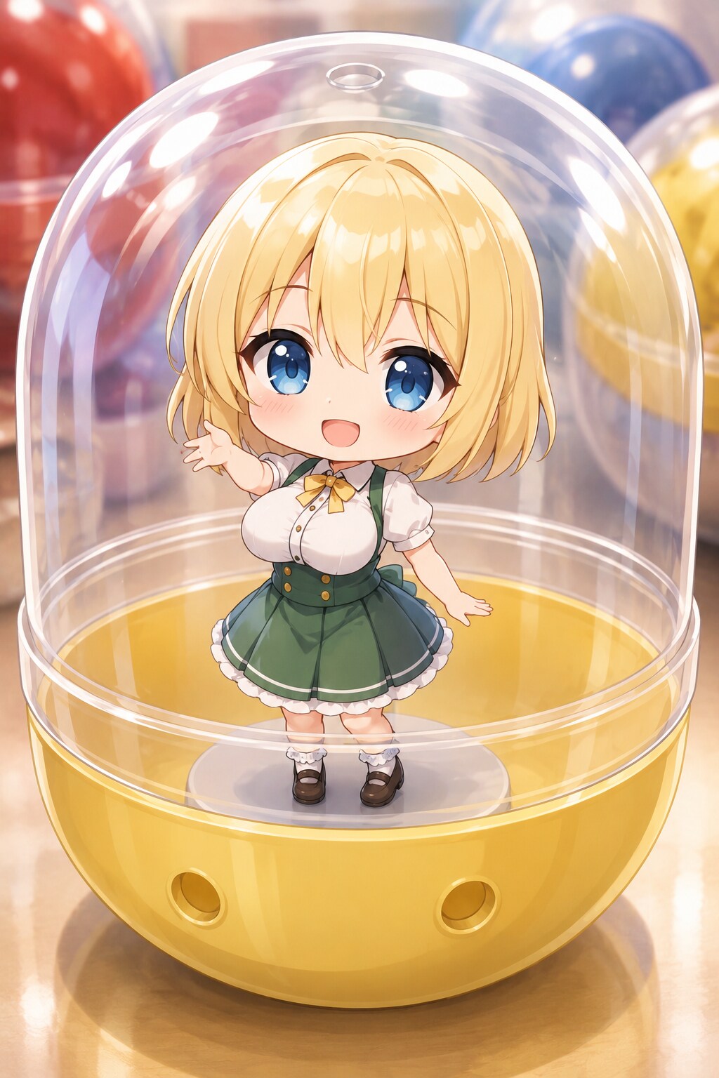 UL新モデルWHOLEちゃんをカプセルに入れたよ | の人気AIイラスト・グラビア