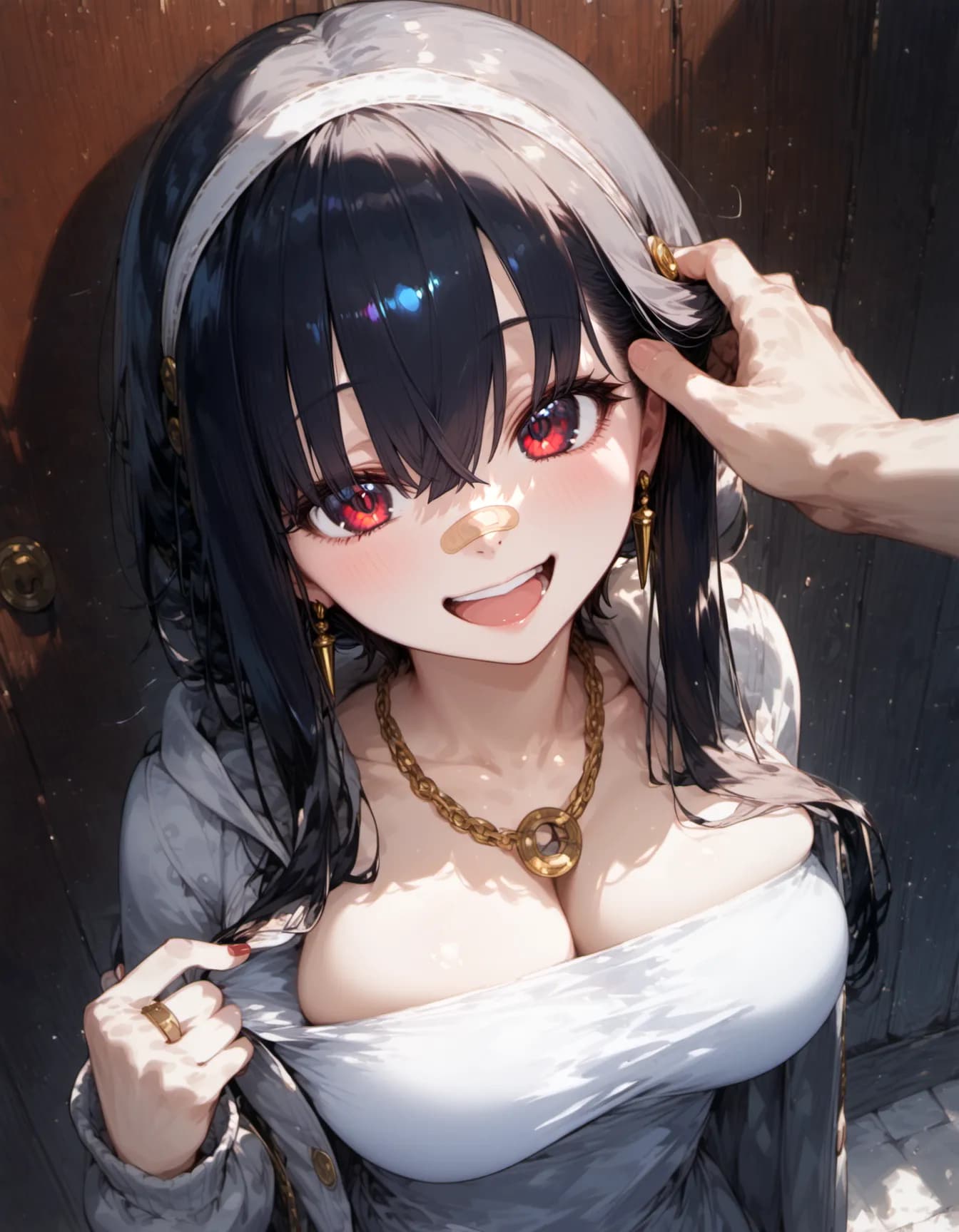 Bandage and Bright Smile