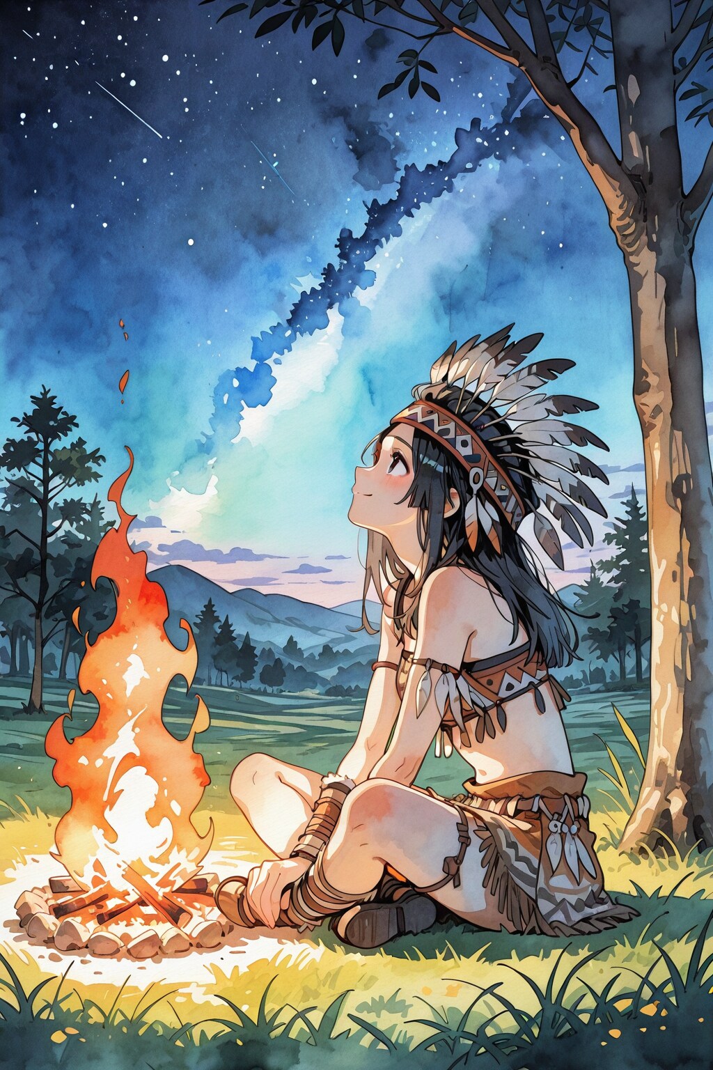大草原の空の下１１６ | の人気AIイラスト・グラビア