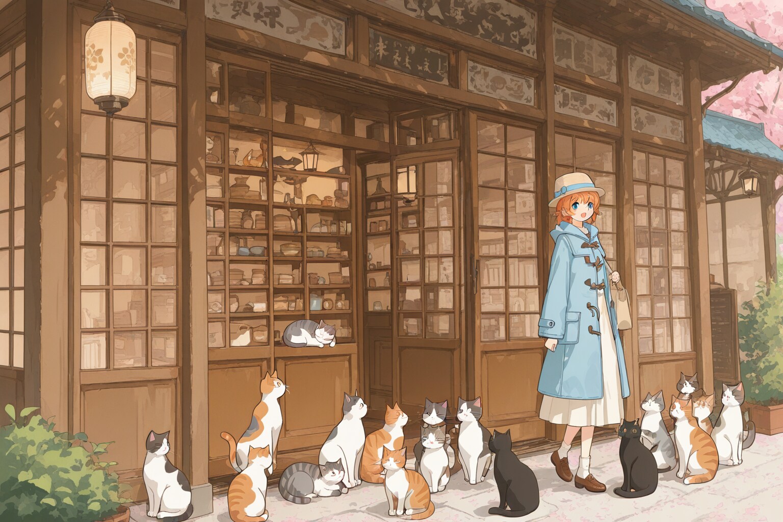 猫店舗 | の人気AIイラスト・グラビア